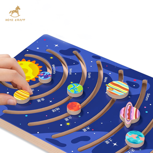 Mới Nhất Đầu Học Tập Bằng Gỗ Năng Lượng Mặt Trời Hệ Thống Bảng Câu Đố 3D Hành Tinh Hội Đồng Quản Trị Khả Năng Nhận thức Đào Tạo Đồ Chơi Trẻ Em - Product Image 6
