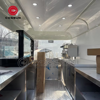 Camion de restauration entièrement équipé, chariot à hot-dogs, remorque alimentaire personnalisée aux États-Unis avec équipements de cuisine de restaurant complets