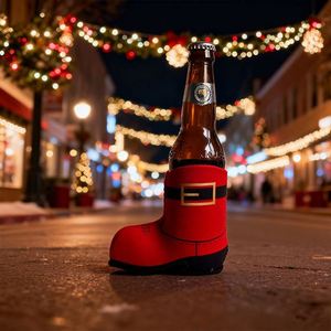 Fundas Personalizables para Tazas con Diseño de Bota Navideña, Personaliza tu Diversión Navideña - Product Image 1