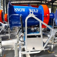Machine à neige pour station de ski, parc de neige, événements hivernaux, loisirs sur la neige, haute performance, grande couverture de neige, utilisation hivernale, fonctionnement facile