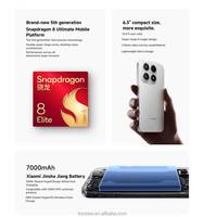 Smartphone 5G Xiao Mi 17 2025, Snapdragon 8 Elite Gen 5, écran AMOLED 6,3 pouces 120 Hz, 100 W, 7000 mAh, NFC, Android 16, HyperOS 3, double SIM française