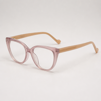 Monture de lunettes en acétate de luxe, montures en acétate de cellulose de haute qualité, montures de lunettes œil-de-chat en acétate, monture optique en TR90