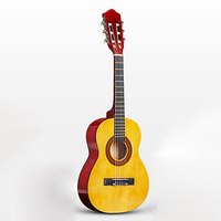 Cheap Price Custom 30Inch Basswood Plywood Wooden Classic Acoustic Guitar Matte Finish for Beginner Music