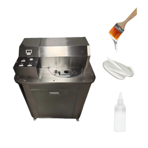 Máquina de cepillado de pegamento a base de agua y aceite sin presión FS-092, 220V 100W, bomba, componentes PLC, 1 año de garantía, para calzado y fabricación de calzado - Product Image 1