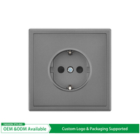 Interruptor pared 2 botones 1 vía 16A 110-250V panel pared apto Tailandia España México Perú viviendas hoteles instalación eléct