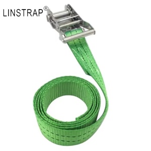 Liniu 1.5 inch Tie xuống dây đai Ratchet không có móc không gỉ Ratchet lashing dây đai - Product Image 1