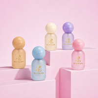 Vente en gros de flacons de parfum miniatures de 15 ml, flacons vides transparents, logo et boîte personnalisés, vaporisateur à pression, flacon de voyage de 15 ml, flacon en verre