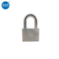 Accessoires de quincaillerie de porte, cadenas en acier inoxydable, antirouille, cadenas de sécurité de 60 mm avec clés pour porte métallique