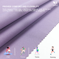 Tela de Alta Elasticidad para Ropa de Yoga, Suave al Tacto, Suministro de Fábrica, Elástica en 4 Direcciones, 82% Nailon, 18% Spandex, para Leggings
