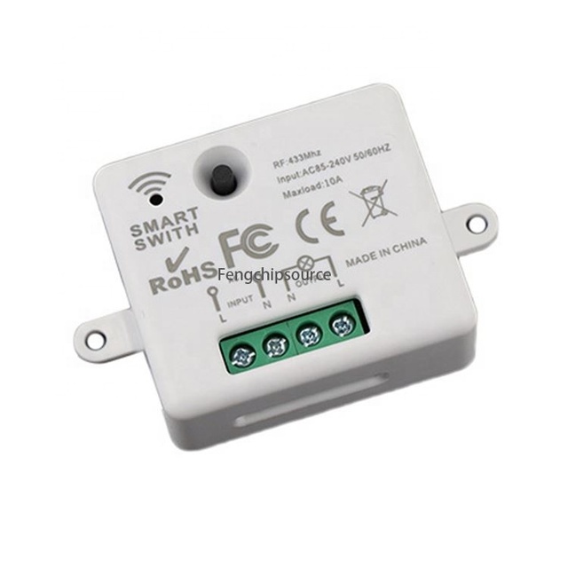 Mini Wireless RF remote control switch 220V household electric lamp wireless remote switch remote control switch controller