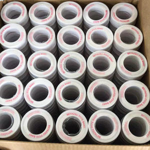 شريط عزل خيوط لاصق من البولي تترافلورو إيثيلين (PTFE) بنسبة 100%، لفة كبيرة، مقاس 12 مم، نطاق درجة حرارة من -190 درجة مئوية إلى +370 درجة مئوية - Product Image 3