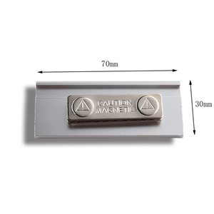 Portable Customized Logo Rectangle Nameplate Office <b>Name</b> Badge - Product Image 2