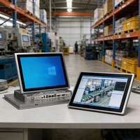 Panel PC Industrial de 15.6 Pulgadas, IP65 Resistente al Agua, Pantalla Táctil Capacitiva, Computadora Todo en Uno, Core I3/I5, 8GB RAM, Win/Linux, 2 Años de Garantía