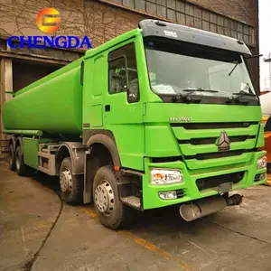 Bồn Chứa Dầu Sinotruk Howo 8X4 30000L 35000L Xe Tải Chở Nhiên Liệu Di Động Đã Qua Sử Dụng