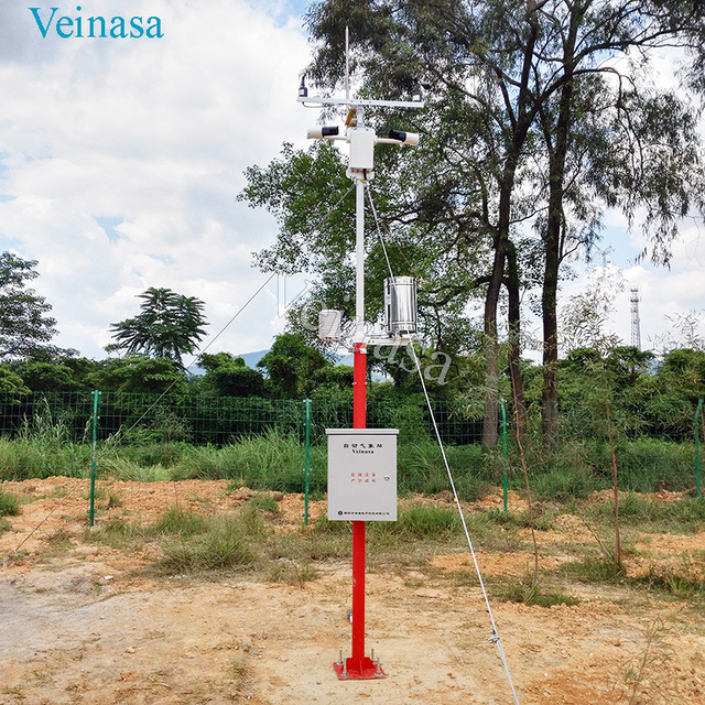 Guangzhou 7 Elements Automatic Weather Station AWS607 Environmental Detection Veinasa Brand Factory Direct Sales