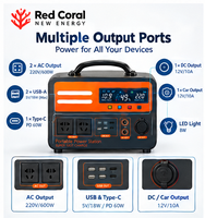 OEM800W1000W Stasiun Daya Portabel 1010Wh Generator Tenaga Surya Gelombang Sinus Murni RV Berkemah Perjalanan Luar Ruangan 220V Darurat Rumah Tangga