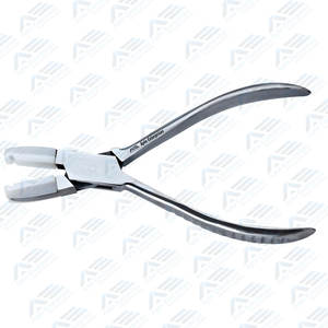 Herramienta óptica para óptico Alicates multiusos de acero inoxidable para montura de anteojos con mordaza de nailon Alicates de punta plana OEM personalizables - Product Image 3