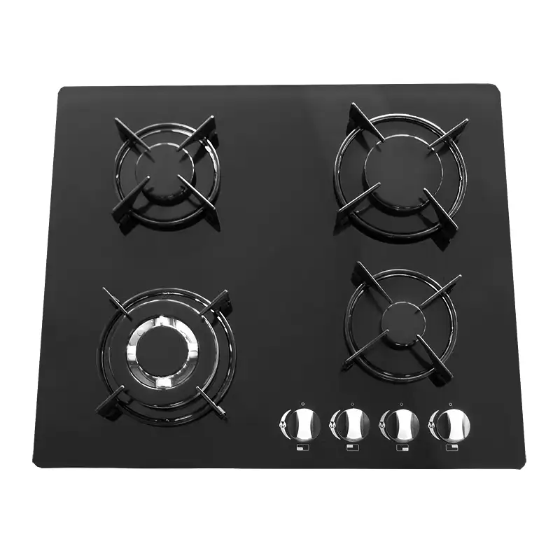 4 Burner gas cooktop catering china wholesale glass top gas stove cooktop