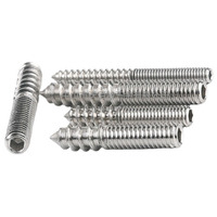 Vis sans fin en acier inoxydable 304 à double machine, à boutonnière métallique, pour œillets