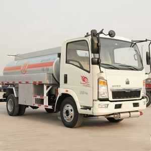 Pequeno Tanque De Gasolina Do Caminhão Sinotruk 3cbm para 5cbm Caminhão Tanque de Óleo Diesel Combustível