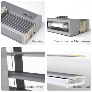 PuFeiKe <span class=keywords><strong>Anti</strong></span> <span class=keywords><strong>UV</strong></span> Intimité Revêtement environnemental Stores en bois Fenêtre motorisée Stores en bois - Product Image 4