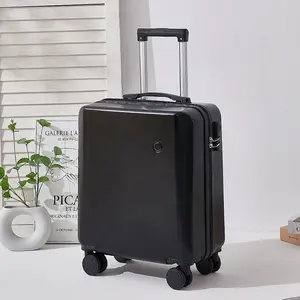 ABS पीसी स्मार्ट यात्रा हाथ बैग ले जाने पर यात्रा बैग केबिन सामान सूटकेस सेट ट्राली बैग सेट कस्टम हार्ड स्पिनर सामान