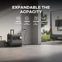 SOUOP vente en gros batterie lifepo4 5kw centrale électrique tragbare industrie centrale électrique portable 5000w générateur solaire étanche 5kva