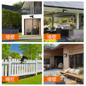 Solar LED <b>Clamp</b> <b>Light</b> For Garden Wall And Fence Human Body Ultra Bright Waterproof 2-Year Warranty - Product Image 1