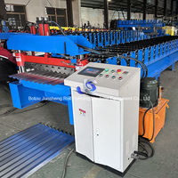 Máquina corrugada de hoja de techo de acero metálico de lujo