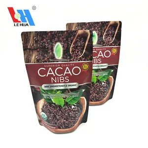 High Quality Coffee bag tea stand up pouch scrub sachet packaging powder zipper plastic packing pack food bean sealed vacuum