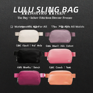 Bolso Bandolera Unisex de Nailon de 1L con Diseño de Dibujos Animados, Color Rojo y Azul, Impermeable, con Correa Ajustable para la Cintura, Riñonera para Yoga y Deportes - Product Image 2