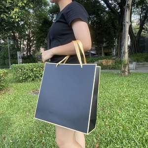 Bolsa de Papel Ecológica, Reutilizable, Resistente a la Humedad, para Regalos y Compras, con Logotipo Personalizado, Diseño de Lujo, Venta al Por Mayor - Product Image 6