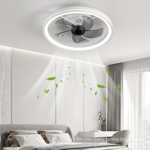 Ventilador LED CEIC nórdico moderno USB ABS hogar estándar europeo americano para integración de Control remoto transfronterizo explosivo de Amazon - Product Image 1