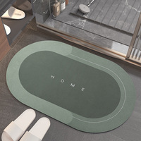 de salon Fond antidérapant en caoutchouc Tapis facile à nettoyer Tapis de bain super absorbant