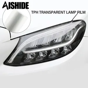 Aishide Headlight Tint Film TPU TPH Headlight Film Light 0.3*10m PPF TPH Car Protection Film Headlight Lamp Tint