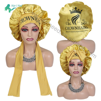 Boîte en papier personnalisée Emballage cadeau avec ruban noir de luxe Boîtes cadeaux d'emballage magnétique Emballage pour ensemble de bonnet en satin pour sac à provisions