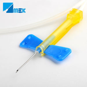 Aguja desechable para donador de sangre, aguja de colección de sangre de mariposa con seguridad-LOK <span class=keywords><strong>23G</strong></span> tiene CII510 K DSlok Lok - Product Image 4