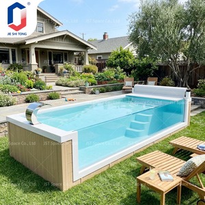 Piscine en bois anti-corrosion pour complexes hôteliers et jardins privés, options de personnalisation magnifiques disponibles - Product Image 2