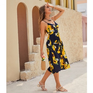 Vestido de Verano Estilo Nuevo de Fábrica China, Vestido con Tirantes para Mujer, Vestido Sexy - Product Image 3