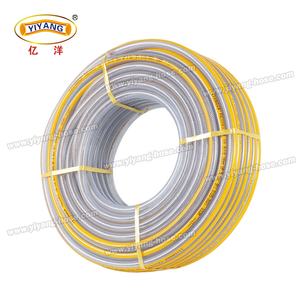 Tube en vinyle PVC transparent tressé de haute qualité Tube en vinyle flexible Tube de tuyau renforcé léger Tuyau d'eau en PVC - Product Image 3