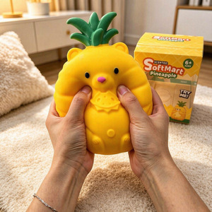 Juguete Antiestrés Gigante de Frutas y Queso, Suave y Blandito, de TPR, con Forma de Fruta, para Aliviar el Estrés y las Emociones - Product Image 5