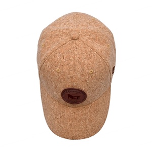 Gorra de béisbol de corcho ecológica para hombre, gorra de béisbol de cuero de alta calidad personalizada reciclada con logotipo - Product Image 5
