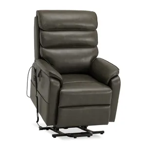 CJSmart Fauteuil inclinable à 180 degrés à position infinie avec ascenseur électrique plat avec poche latérale pour personnes âgées