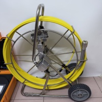 Caméra d'inspection des égouts étanche IP68, écran couleur TFT 7 pouces, auto-nivelante, sonde 38 mm, câble de 60 m pour inspection de canalisations