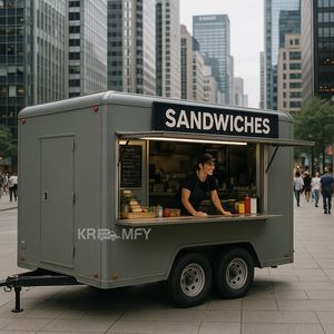 2025 Pizza coffee <b>Mobile</b> Catering Trailer FoodTrailers Truck With <b>Kitchen</b> Multifunction Food Cart - Product Image 5