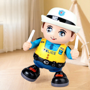 Juguete Robot Policía Bailarín Eléctrico para Niños con Luz y Música, Recargable, Divertido, para <span class=keywords><strong>TikTok</strong></span>, para Recién Nacidos <span class=keywords><strong>de</strong></span> 0 a 12 Años - Product Image 4