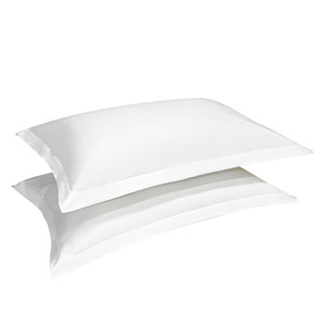 Federa Rettangolare per Letto Singolo 60x80 in Cotone Bianco Satinato di Qualità Cinque Stelle - Product Image 5