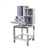 Machine automatique de pliage de samosas et de tourtes à la viande, avec plateaux auto-découpants, emballage flow-pack et présentoir pour ligne alimentaire, fournisseur certifié CE