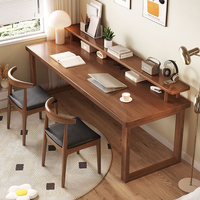 Table double en bois massif, bureau
