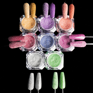 Pó de Glitter Diamante Refletivo Pó Brilhante Para Unhas Cristal Pigmento de Diamante Para Unhas - Product Image 3